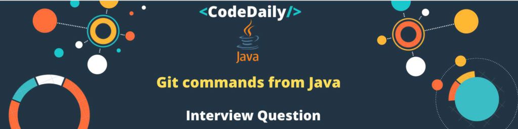 Git commands from Java